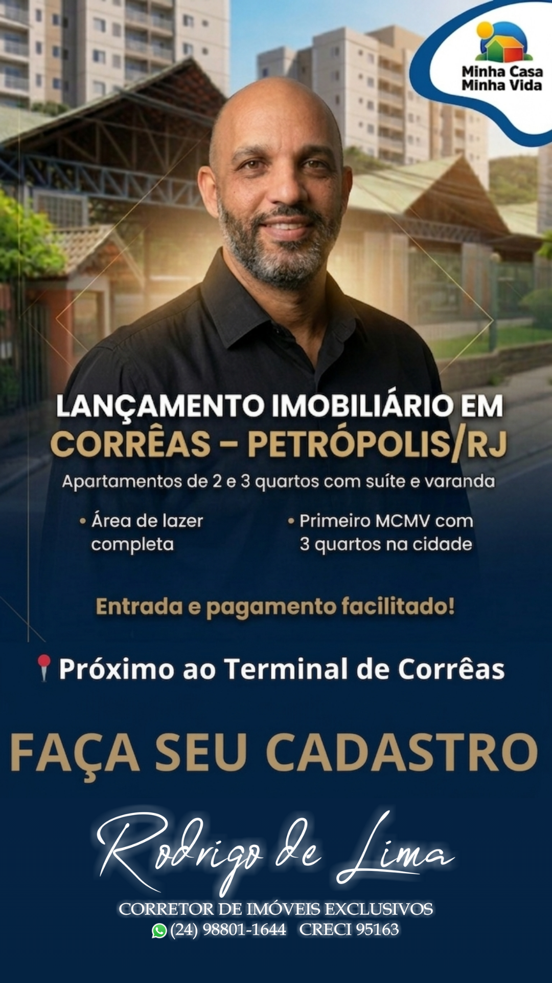 Novo empreendimento em Corrêas MCMV